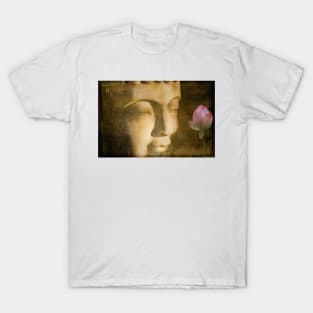 The Buddha And Lotus Flower T-Shirt